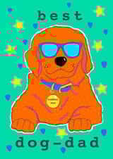 Father’s Day, best dog dad created by Charlotte Eldred