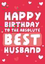 Best Husband Birthday Card created by Yasmin Atherton