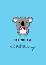 Cute Koala Bear for Dad created by Miss Shelly Designs