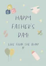 Cute Father’s Day card for a Father to be  created by Scribbled in Pink
