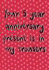 A wooden surprise for the other half on your 5 year anniversary! created by Triple Kiss Designs