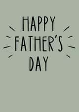 Happy Father's Day created by The Paper Society