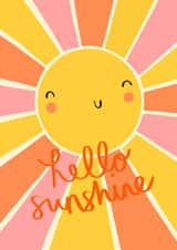 Hello sunshine card created by Nicola Watson