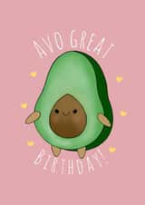 Avo great birthday! created by Sophie Dean
