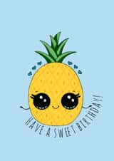 Sweet Pineapple Birthday Card created by Sophie Dean