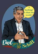 Schitt's Creek inspired Father's Day card created by Happy Rose