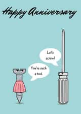 Cheeky Toolkit Anniversary Card created by SimplyJen