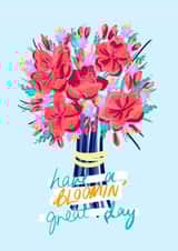 Pretty Birthday Card - Bloomin - Flowers created by Charlotte Nicholson Design
