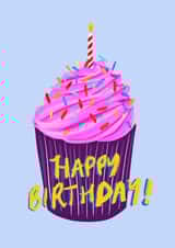 Happy Birthday Cupcake Card created by Charlotte Nicholson Design