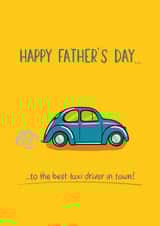 Best Taxi Driver in Town, Father's Day Card created by Ellie Newbury