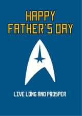 Star Trek Father's Day Card created by Nice Try Cards