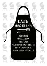 Dad's BBQ Rules Father's Day Card created by Simply Nix