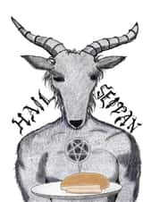 Hail Seitan! Plant based meat alternative card. created by Miasma