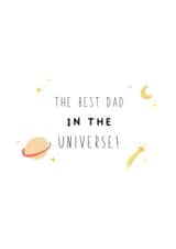 Best Dad in the Universe created by Giggl Greetings 