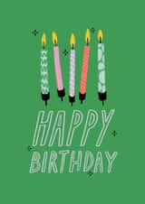 Happy Birthday Candles card created by studionough