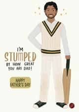 Cricket Dad Father's Day card created by InclusiviTwee