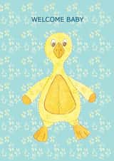 New baby duck card created by Claire Louise