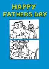 Father's Day Card for Dog Dad Couple from Off The Leash created by Off The Leash Cartoons by Rupert Fawcett