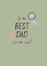 Best dad Father’s Day card created by Scribbled in Pink