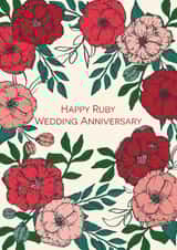 Celebrating 40 years of marriage created by Sazerelli Designs