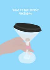 'Back to the office' Birthday Card created by Eliza Grace Studio