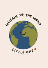 ‘Welcome to the World’ New Baby Card created by EilidhIllustrates