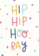 Hip Hip Hooray Birthday Card created by Kimberley Rose Studio