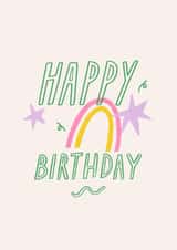 Happy Birthday Cute Rainbow Card created by studionough