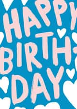 Painterly Arty Happy Birthday Card created by studionough