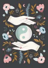 Balance Spiritual Astrology Art Card created by Wild Living