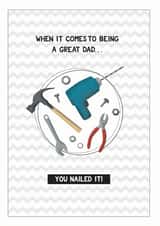 You Nailed It Dad card created by Cloud 9 Design