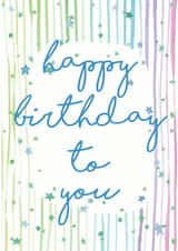 Birthday Stars created by Rachael Martland