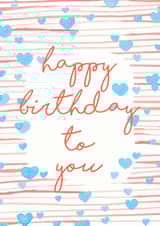 Happy Birthday Stripes created by Rachael Martland