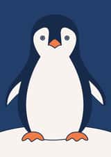 Cute Penguin Card created by Stefan Rayner