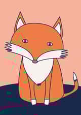 Cute Fox Card created by Stefan Rayner