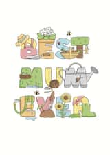 Best Mum Ever Gardening Lettering created by Kate Lanxon