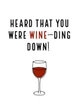 Winding Down Wine Retirement created by C+C Cards