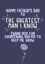 Greatest Man Fathers Day card created by Esther the Sketcher