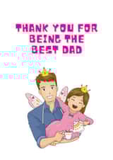 Thank you fathers day card from daughter created by JOJO's cards