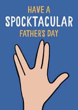 Star Trek Spock Father's Day Card created by Jessica Harvey
