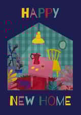 Modern Arty New Home Card - Kitchen - Happy New Home created by Kamilya Panina
