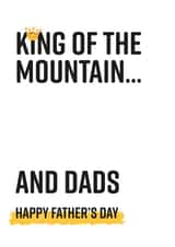 King of the Mountain Father's Day card created by The Sunday Cyclist