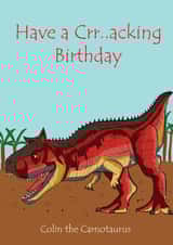 Happy birthday dinosaur lover 1001 created by CoolArt2021