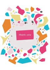 Abstract Modern Thank You created by Jennifer Zangeneh