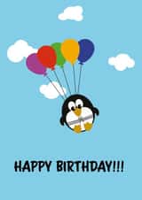 Cute birthday Penguin created by Maria McGregor