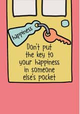key to happiness created by Poppy Lane