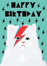 David Bowie Grumpy Cat created by @ChildstarSamantha