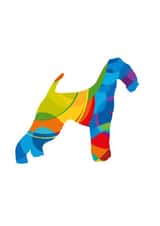 Airedale Terrier card created by Little Wou Wou Designs