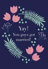 Yay! Just married card! created by Emma TK Design