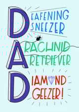 Diamond Geezer Dad Father's Day Card created by The Adorned Page